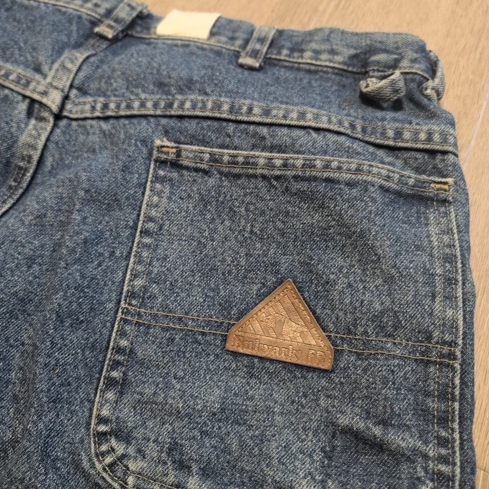 Bulwark Flame Resistant Carpenter‎ Jeans Mens Size 36x32 Blue Denim Workwear